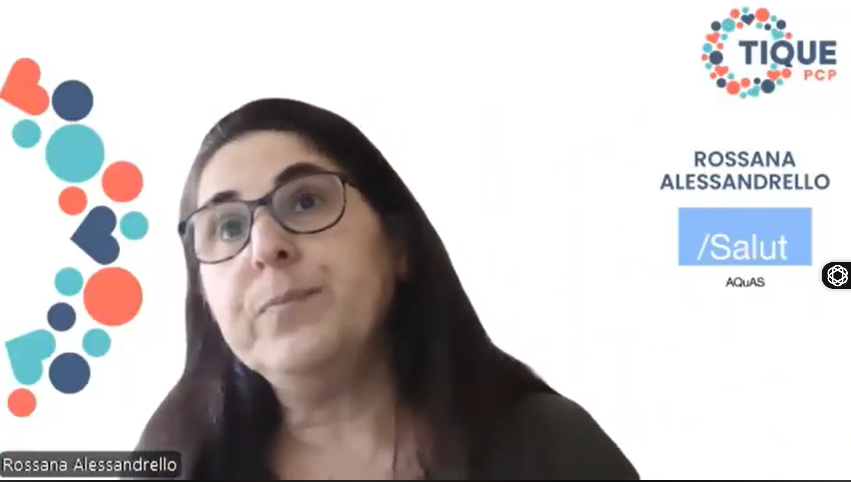 TIQUE PCP: A conversation with Rossana Alessandrello